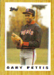 1987 Topps Mini Leaders Baseball Cards 047      Gary Pettis
